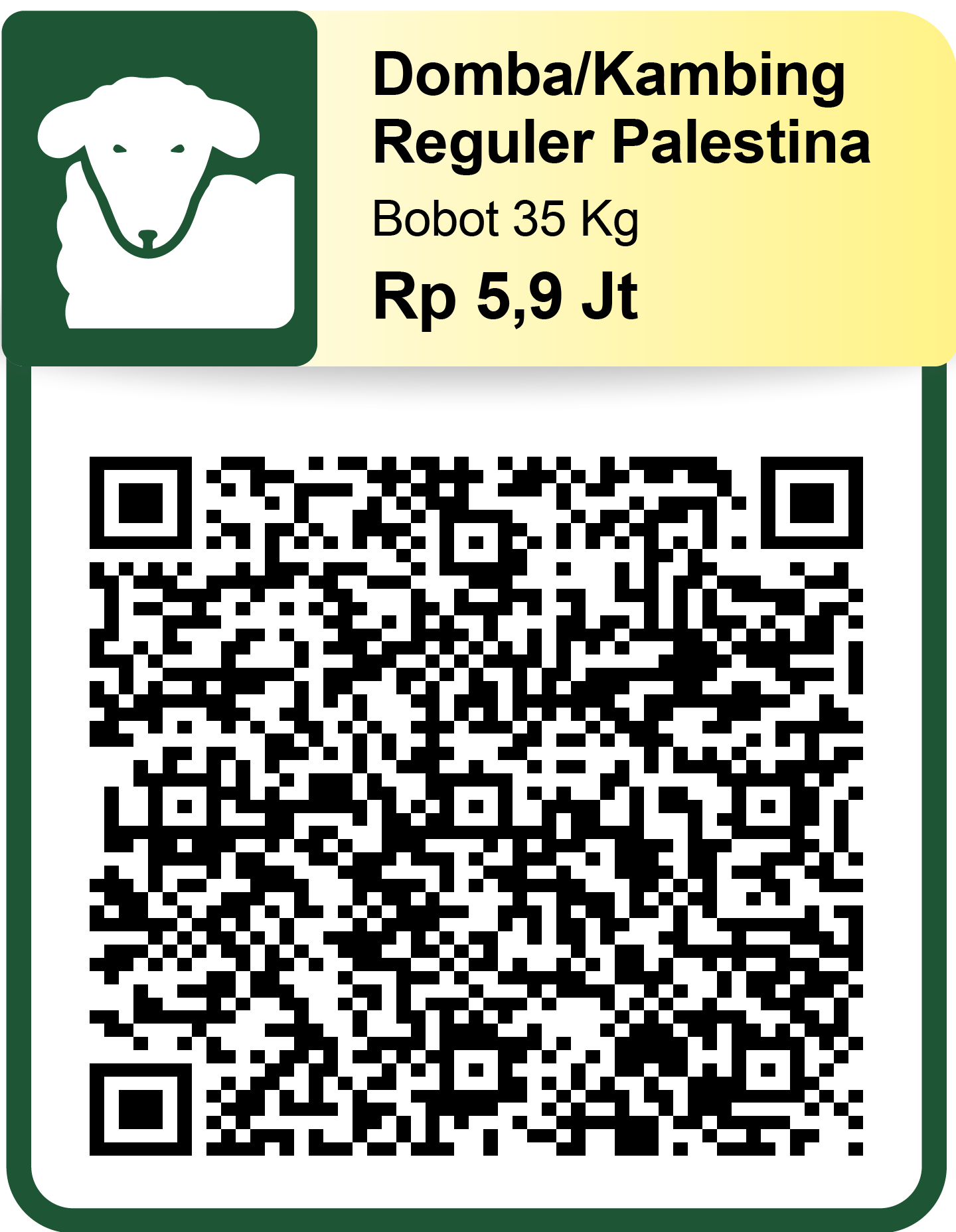 QRIS Kurban Kambing Premium